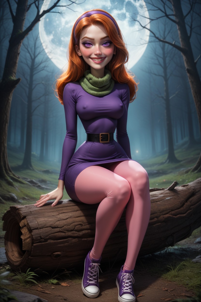 Mischievous (smiling While Blushing), Ginger Hair, 18+ Hentai AI Porn