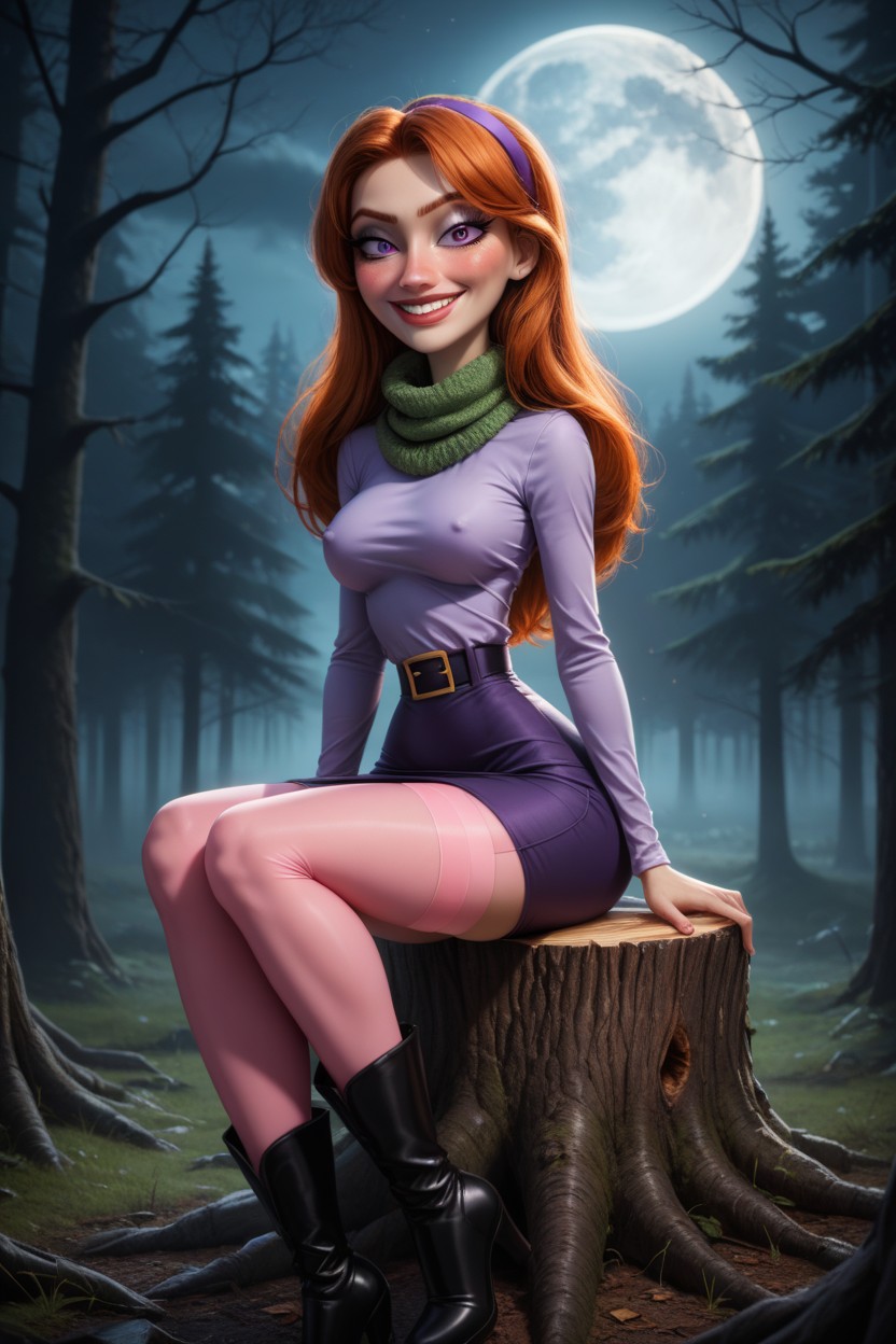 Spooky, Monster Werewolf, Excessive Skindentation Hentai AI Porn