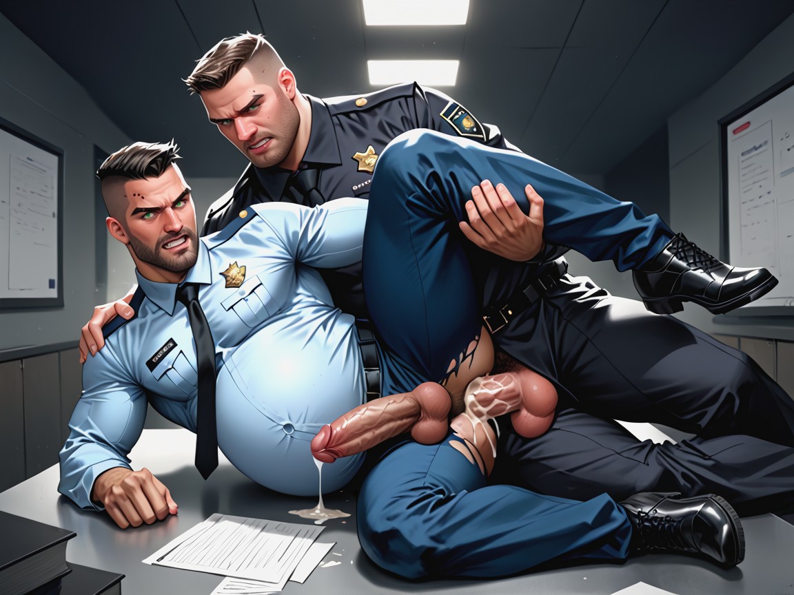 Pregnant Man's Asshole Is Being Dominated, Aggressive Anal Sex, Full Body AI Gay Porn