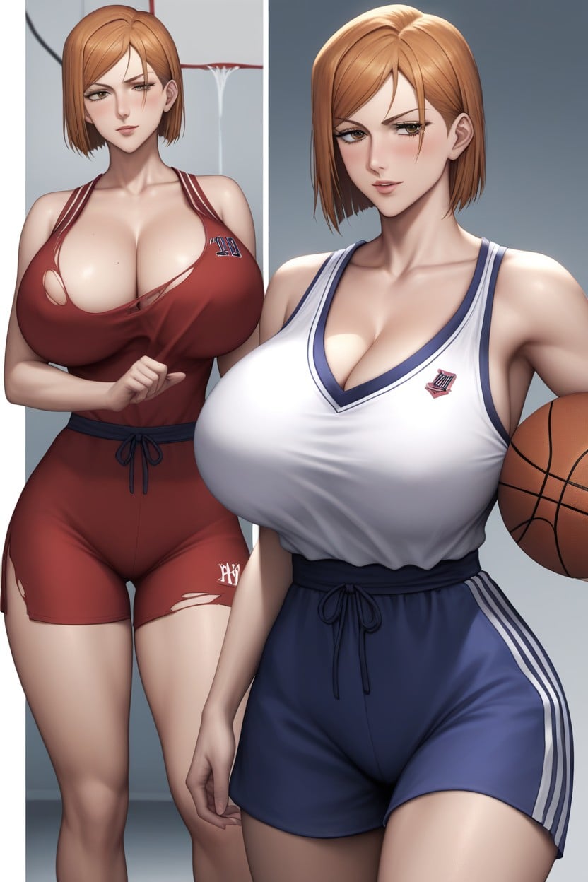 Busty, Hd, Round Tits AI Porn