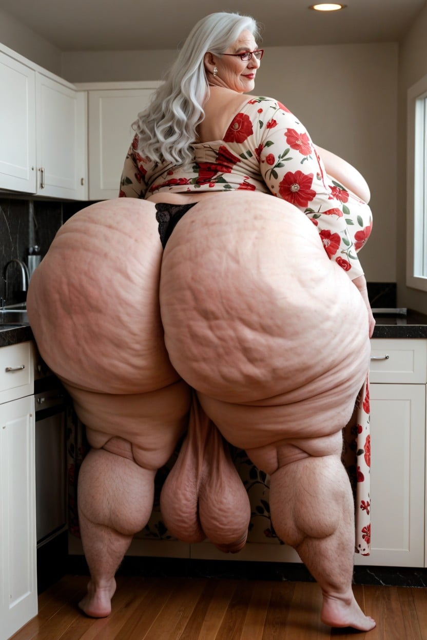 Stretch Marks On Thighs, Hyper Hairy Arms, Bouclé Porno IA
