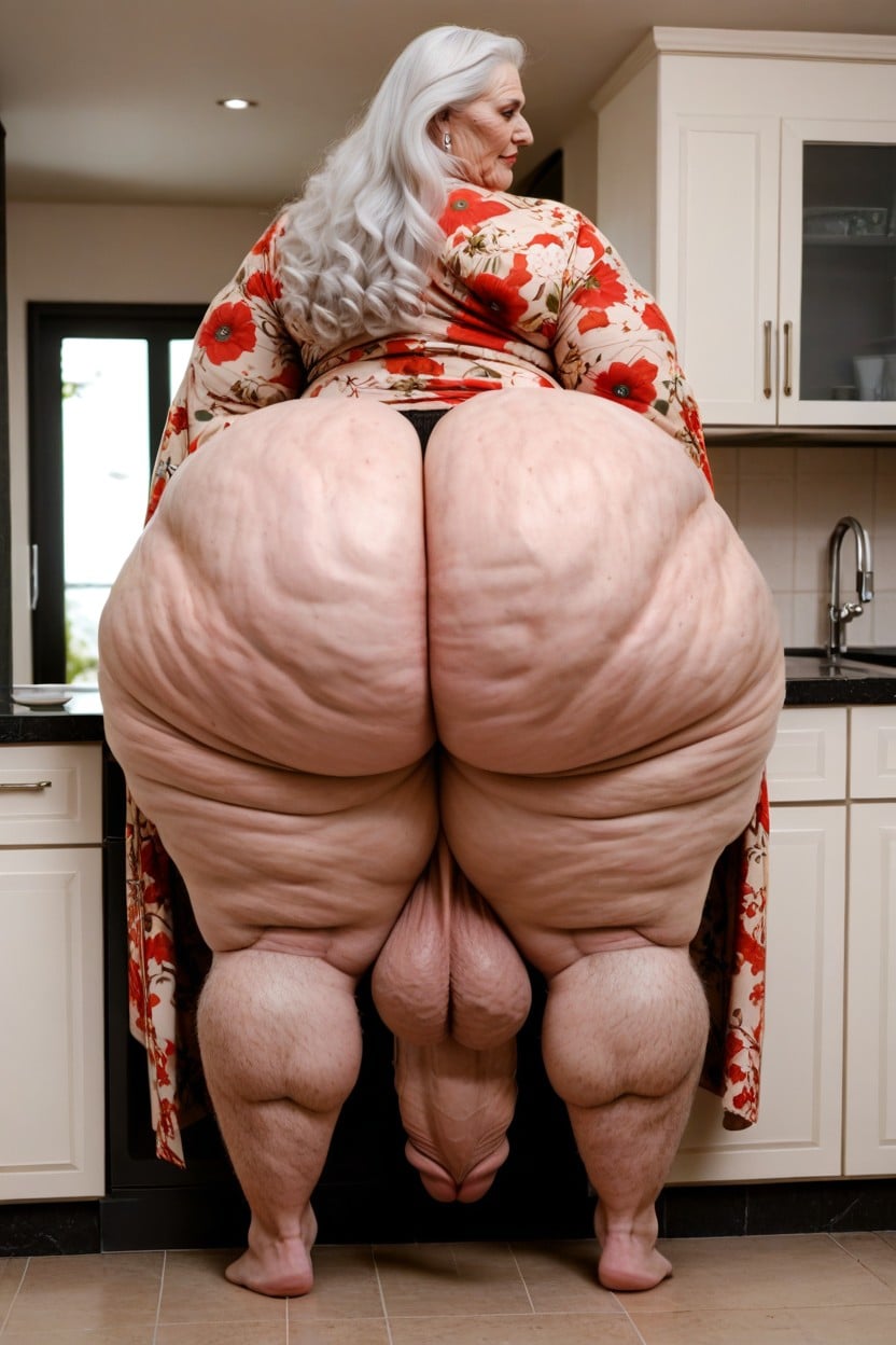 Large Hips, Big Belly, Stretch Marks On Thighs Porno IA