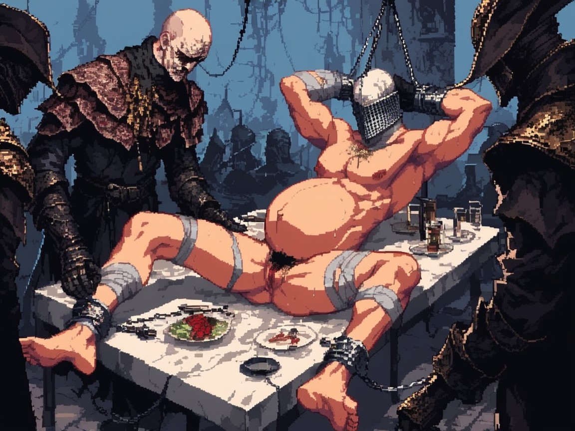 Bald, Tight Body, Fantasy AI Gay Porn