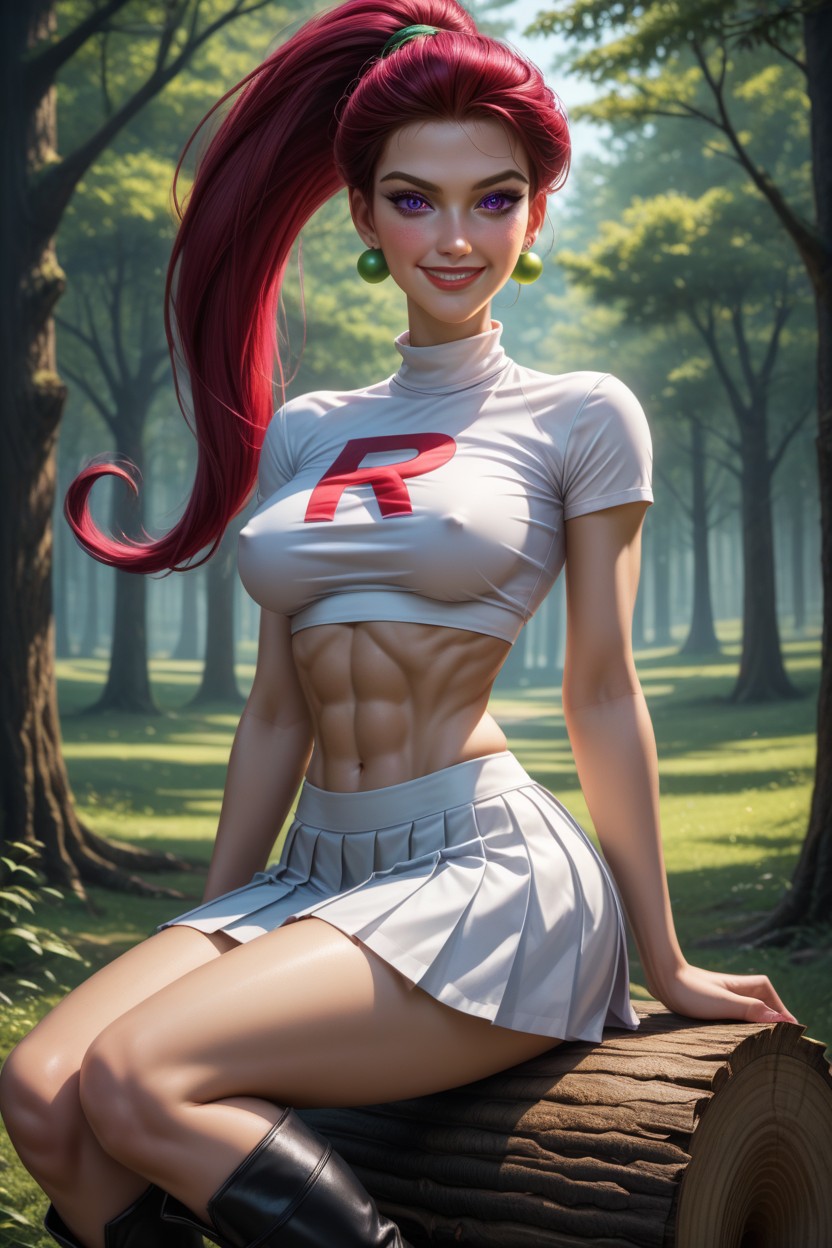 Ultraskinny, Erect Nipples, Dynamic Angle Hentai AI Porn