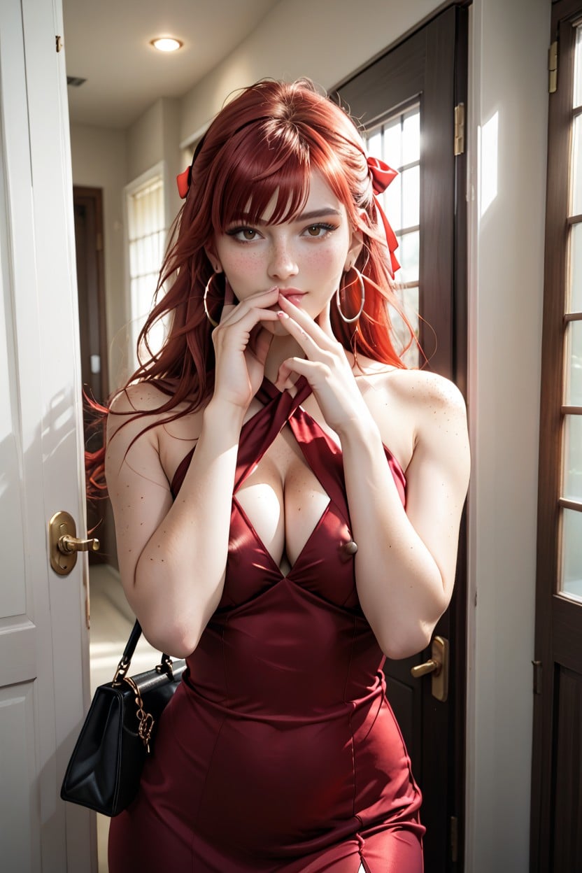 Cleavage, Living Room, Siren Eyes Porno IA