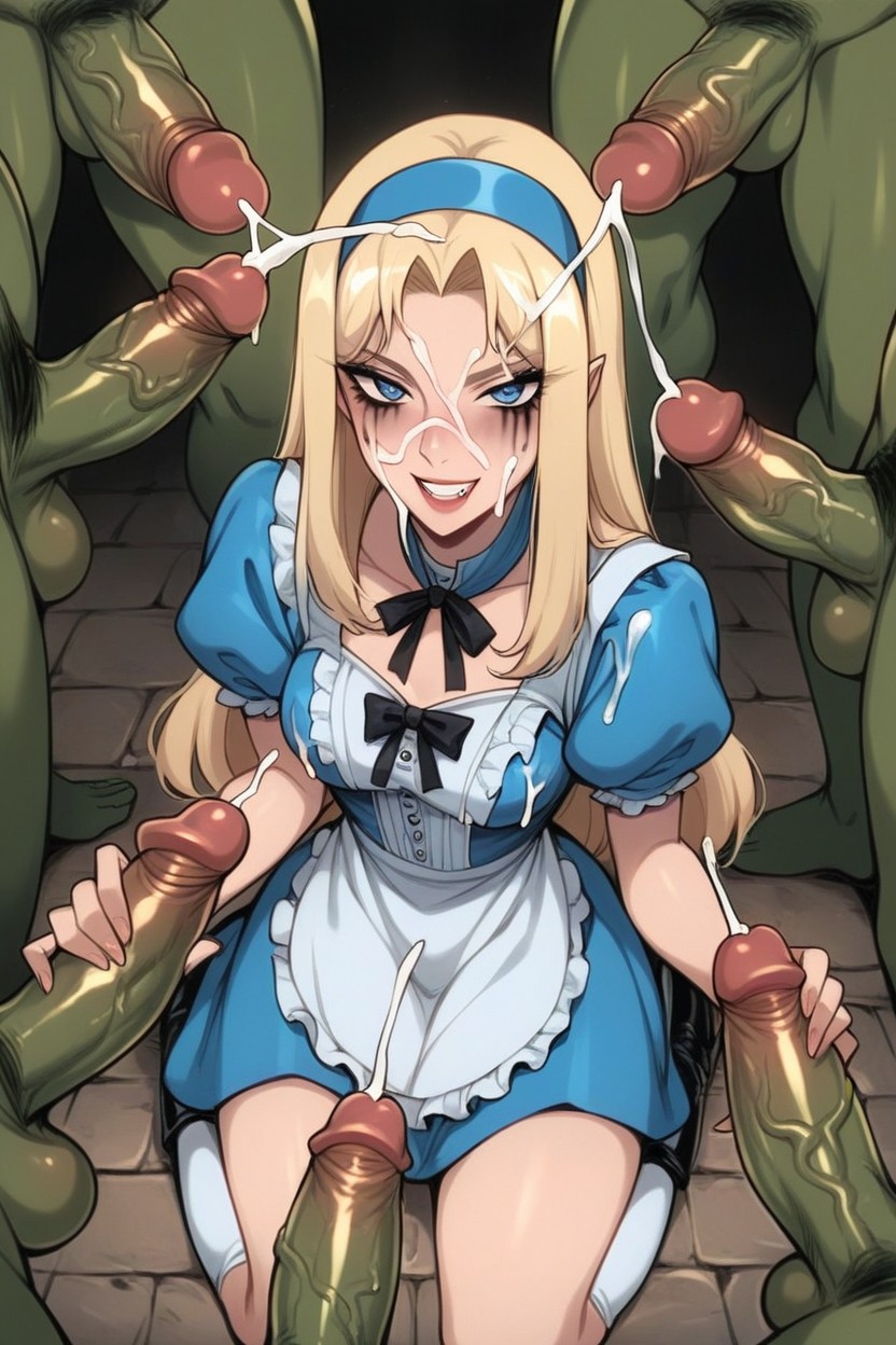 Blonde Hair, 25+, Medium Ass Hentai AI Porn