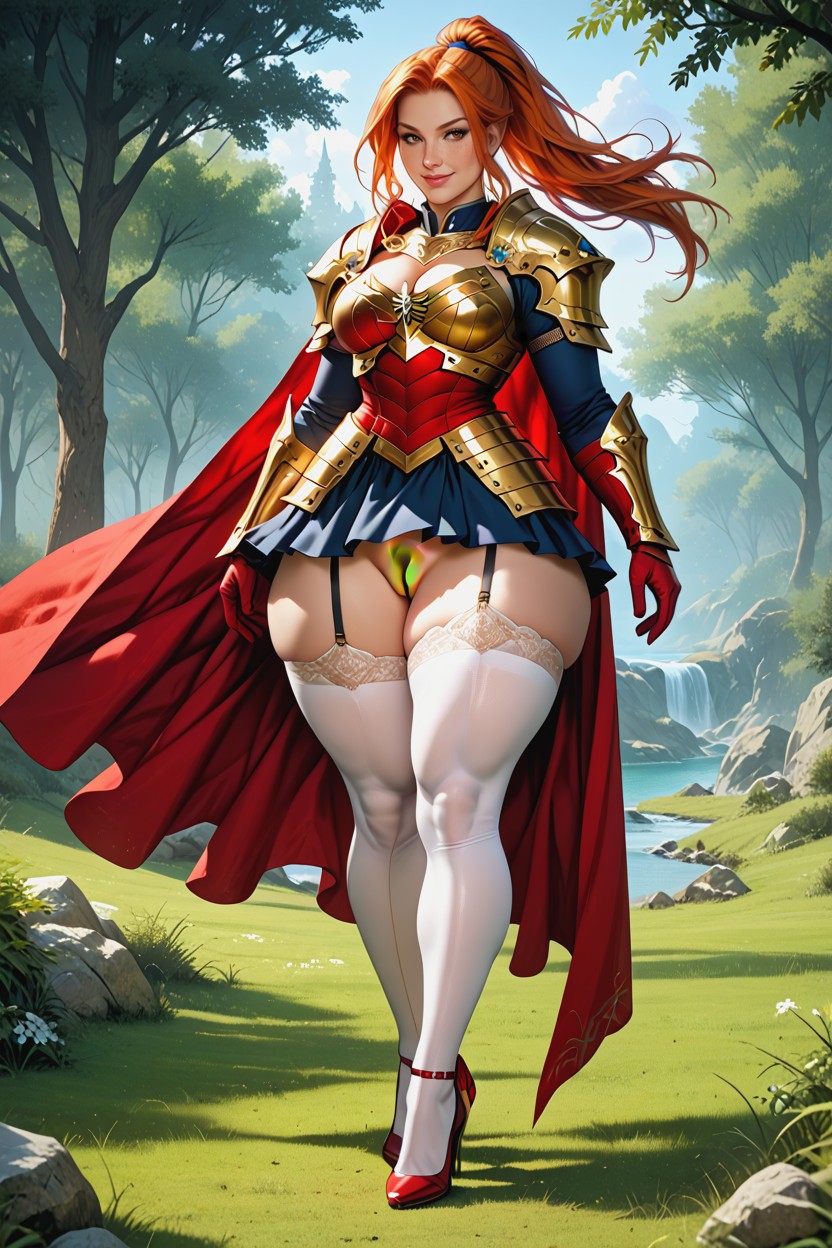 Detailed Face, Freckles, Luxanna Crownguard AI Porn