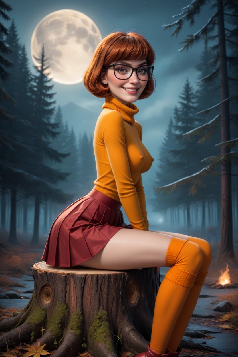 Award Winning Photo, Spooky, Huge Eyes Hentai AI Porn