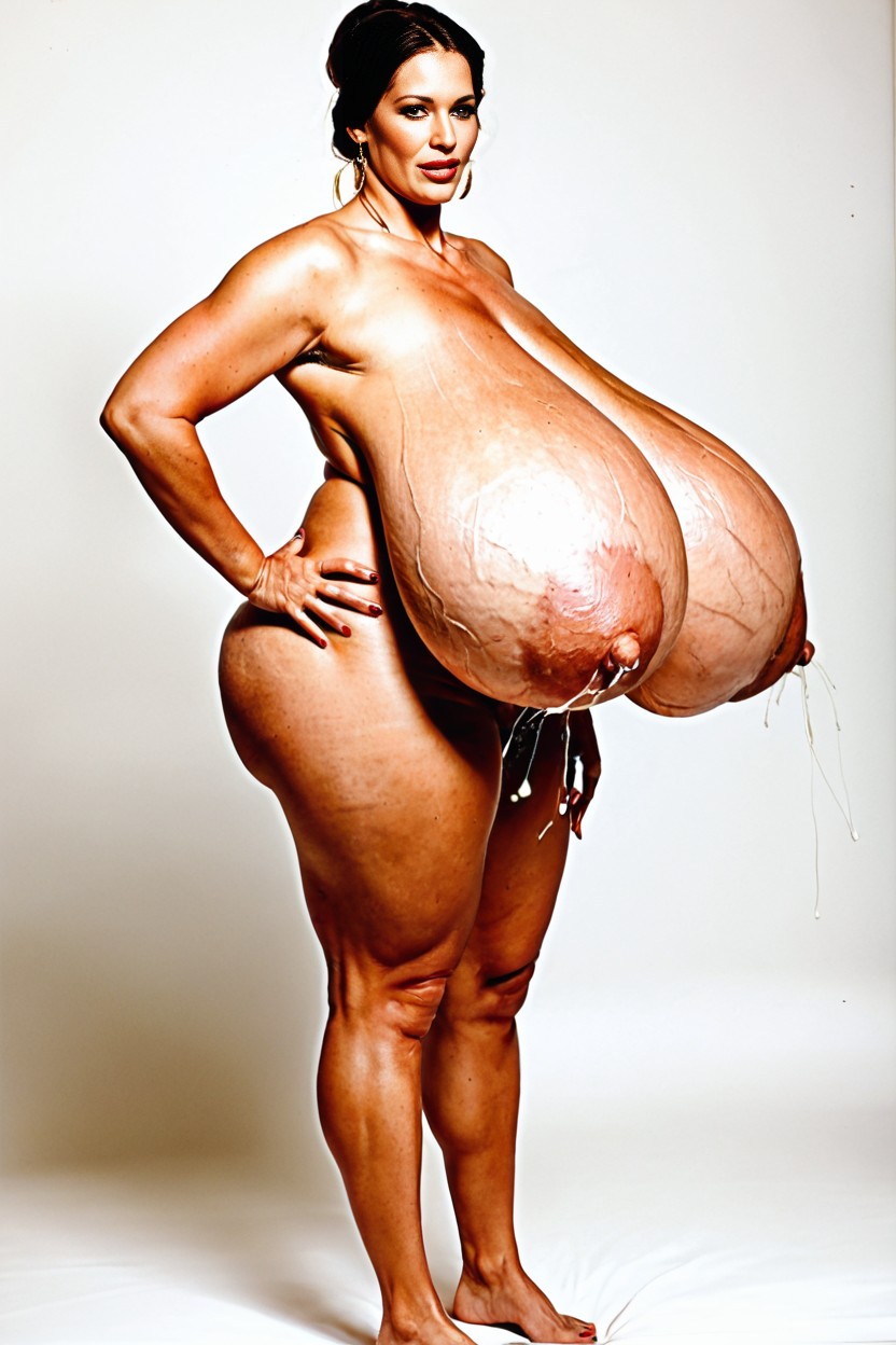 Pornstar, Standing, Big Clitoris AI Porn