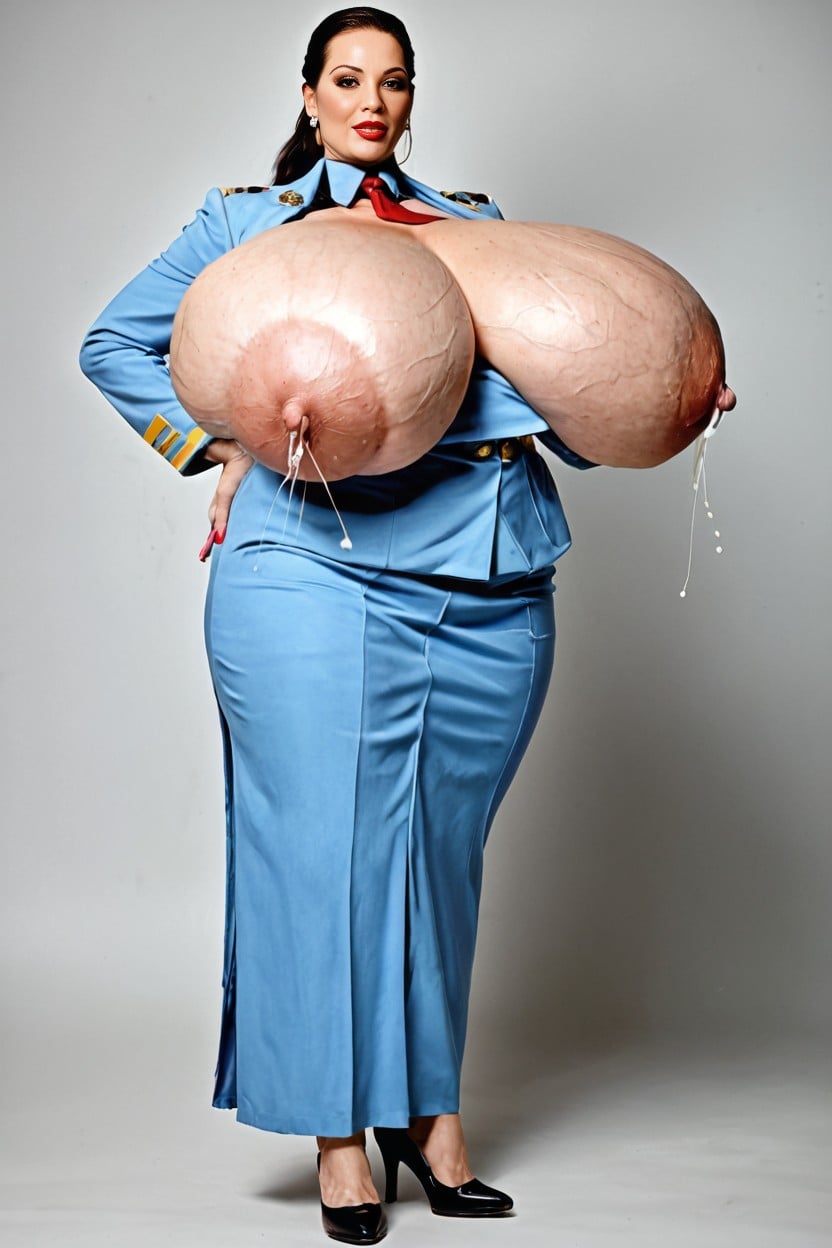 Simple Background, Giant Breasts, Big Clitoris AI Porn