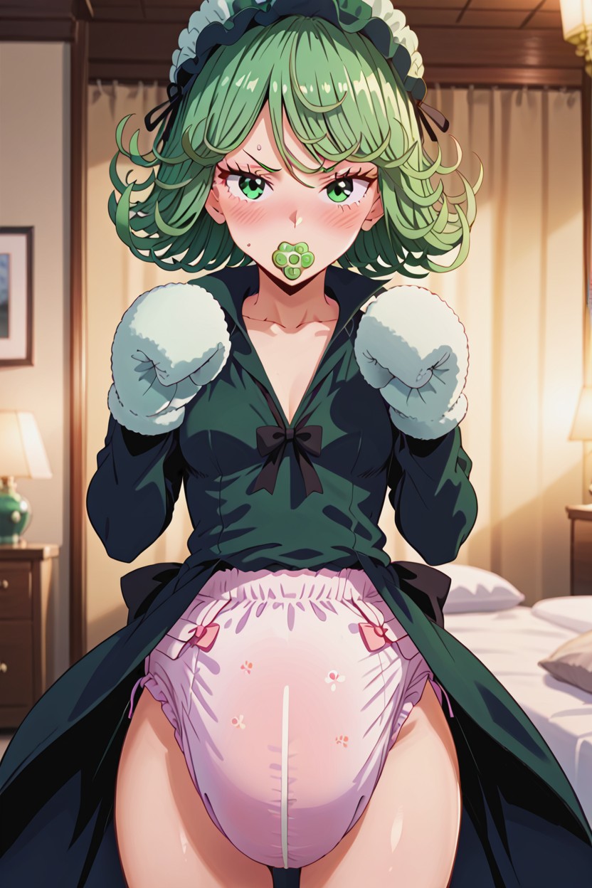 Embarrassed Blush, 25+, Small Breasts AI Porn