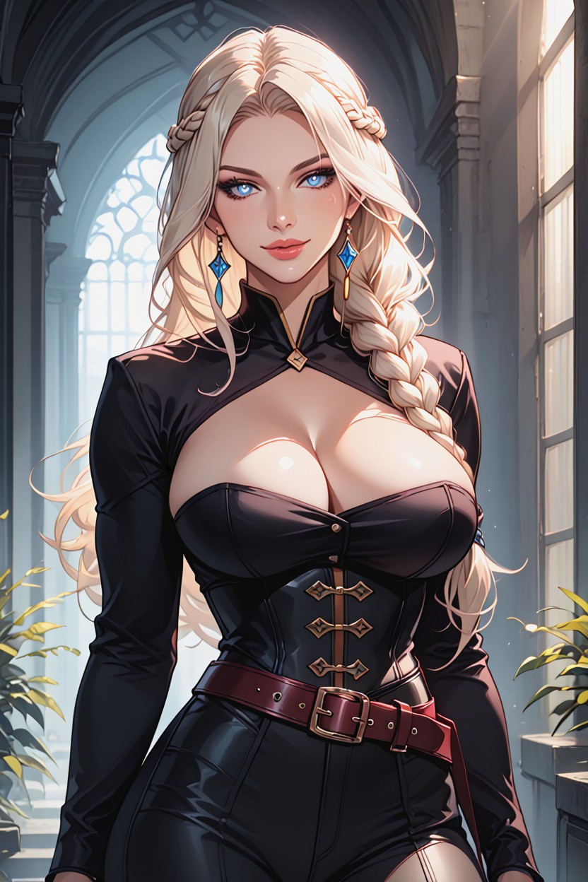 Soft Lighting, Huge Breasts, Neon Light Hentai AI Porn