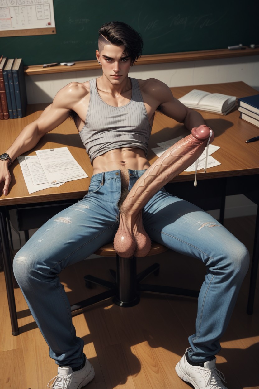 Skinny, Tomgirl, Massive Balls AI Gay Porn