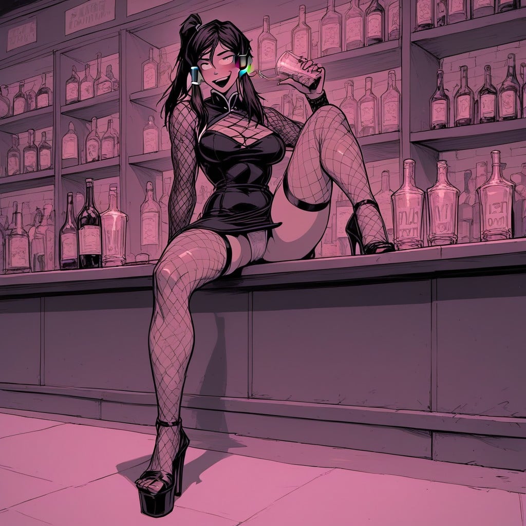 Standing Up, Is Confused, Spilling Drink Hentai AI Porn