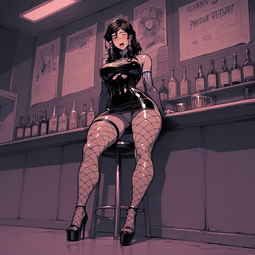 Oiled Body, Ultra Detail, Hourglass Body Hentai AI Porn