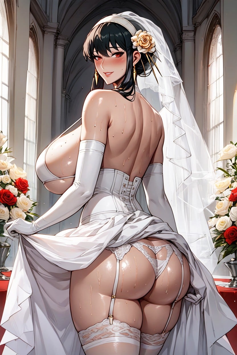 Wedding, 50+, Model Body Hentai AI Porn