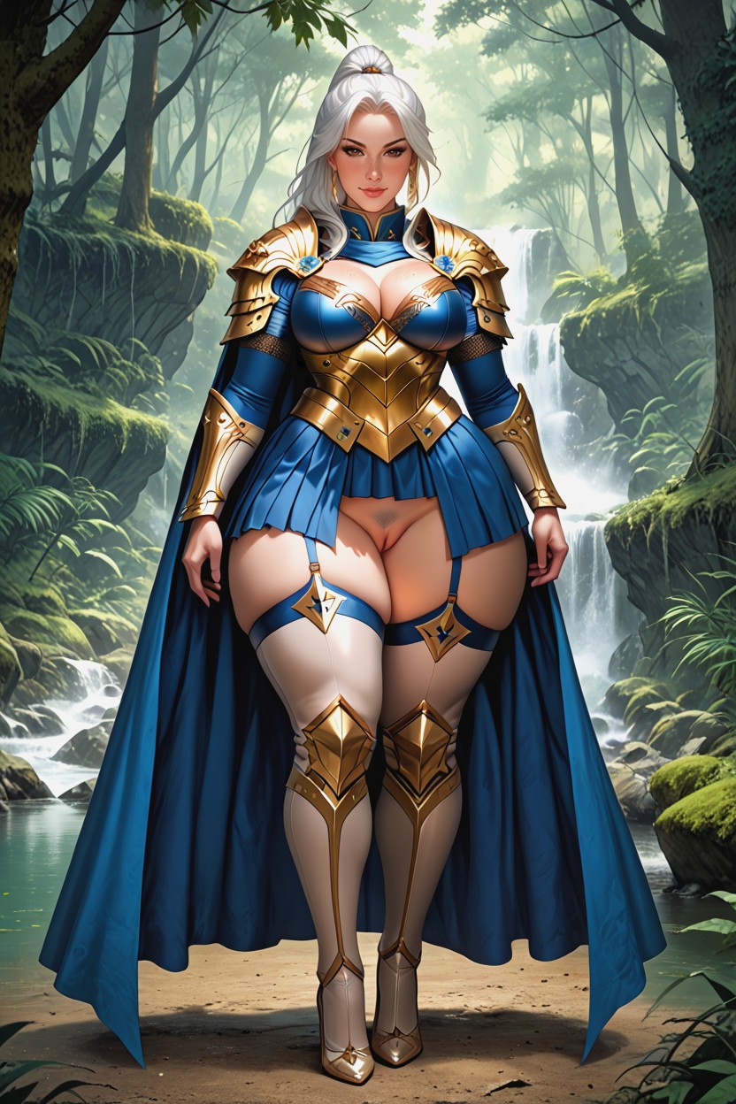 Pussy Vulva, Detailed Body, Standing AI Porn