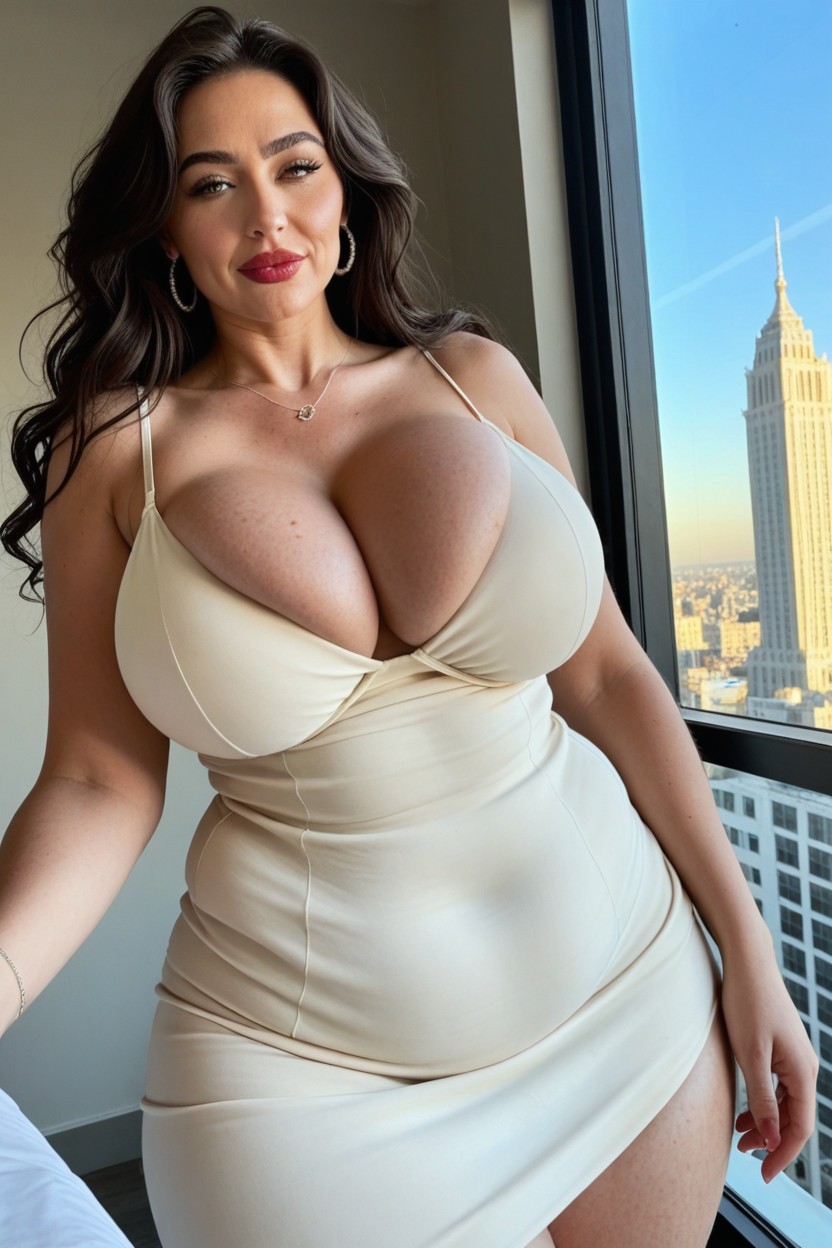 Add Detail, Extremely Large Ass, Long Eyelashes MILF AI Porn