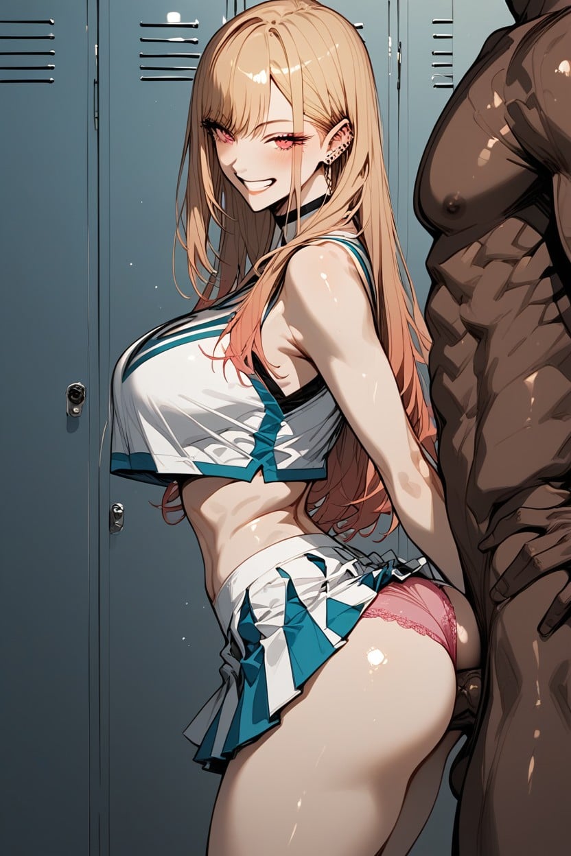 Bbl, Ass Focus, Cheerleader Skirt Hentai AI Porn
