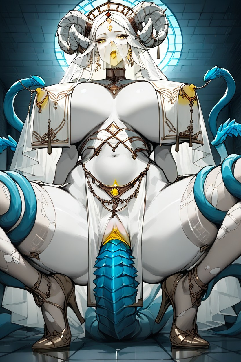 Symbol On Forehead, Heavenly Beauty, Leotard Hentai AI Porn