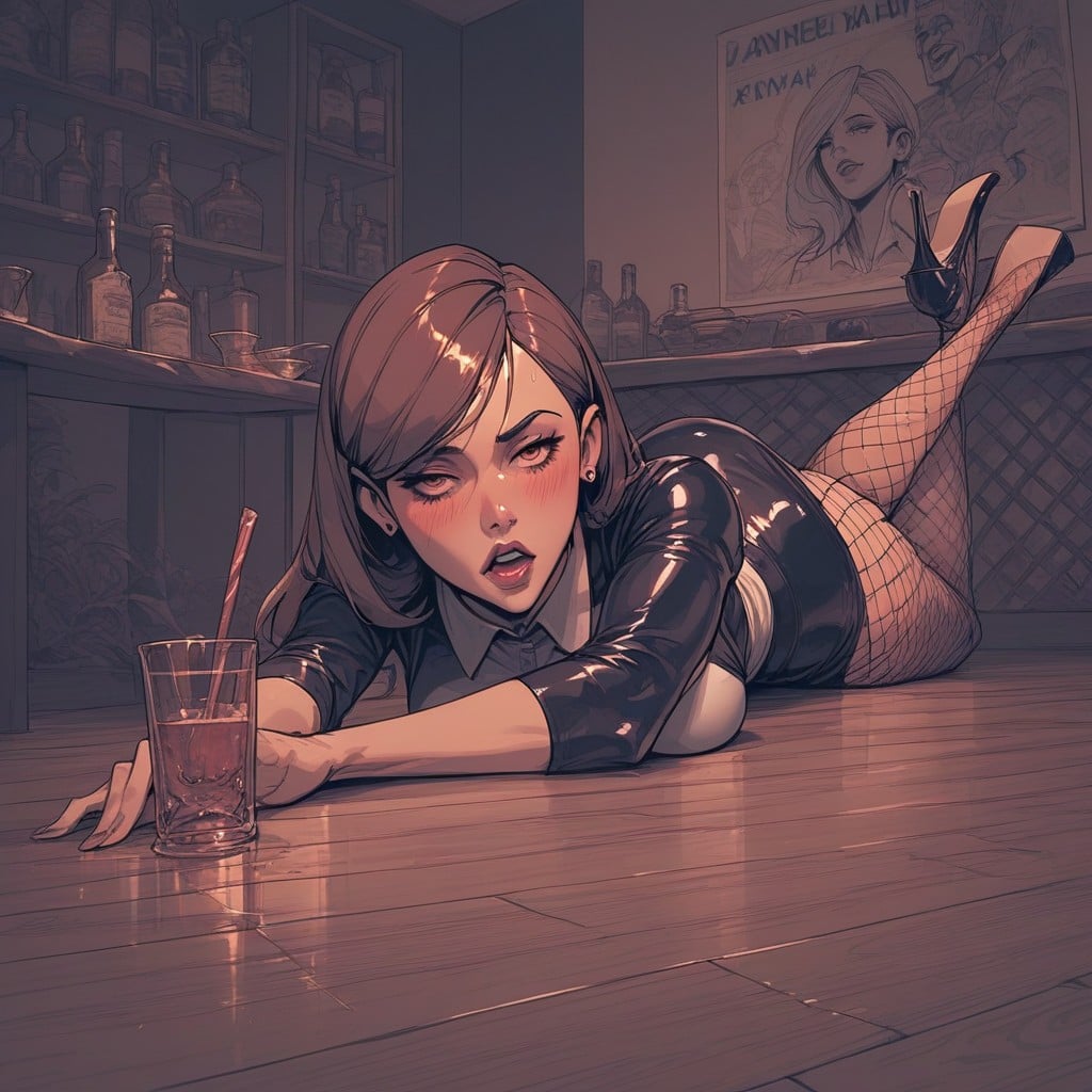 Almost Naked, Whore, Bar Hentai AI Porn