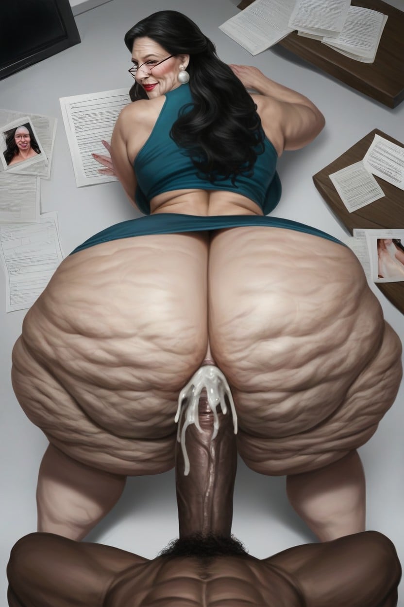 60+, A Tall Oily Skin, Cum In Ass Porno IA