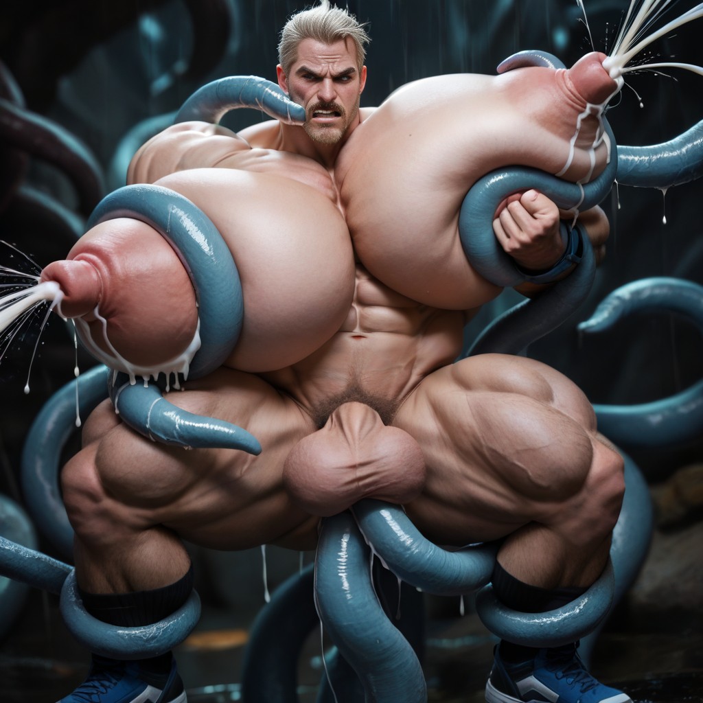 Reinhardt From Overwatch Massive Muscles, Big Pecs, 25+ Porno gay IA