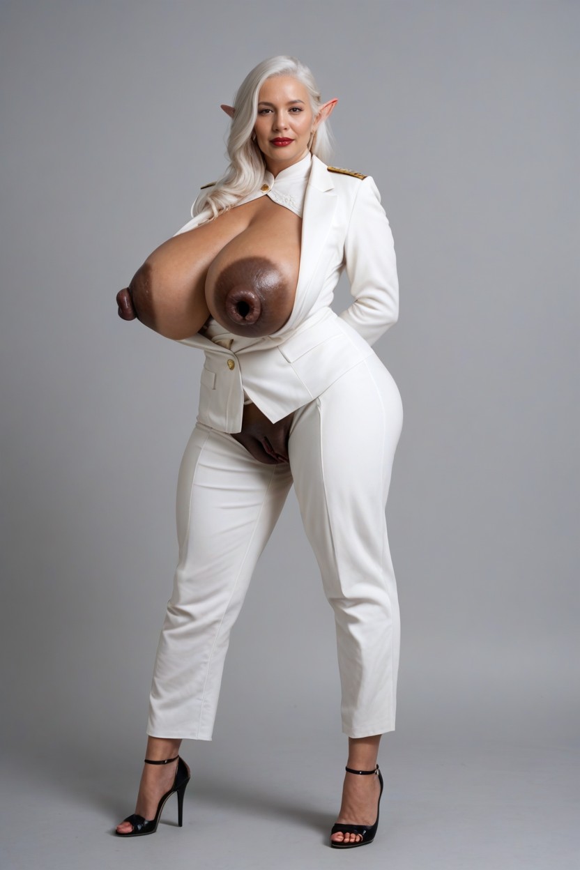 Nipple Gaping, Arms Behind Back, Oversized Pussy AI Porn