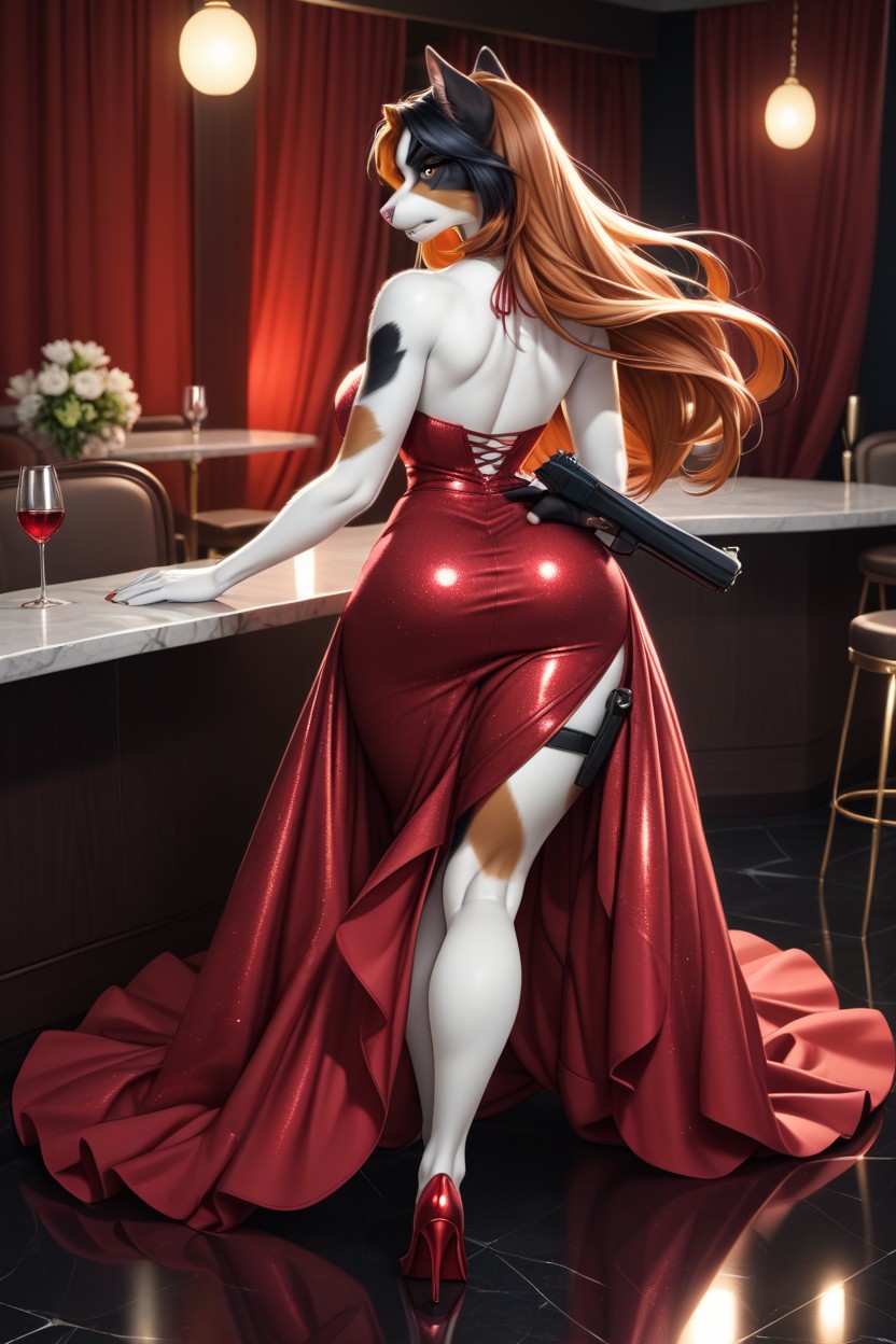 Disgusted, Beautiful, Front Furry AI Porn