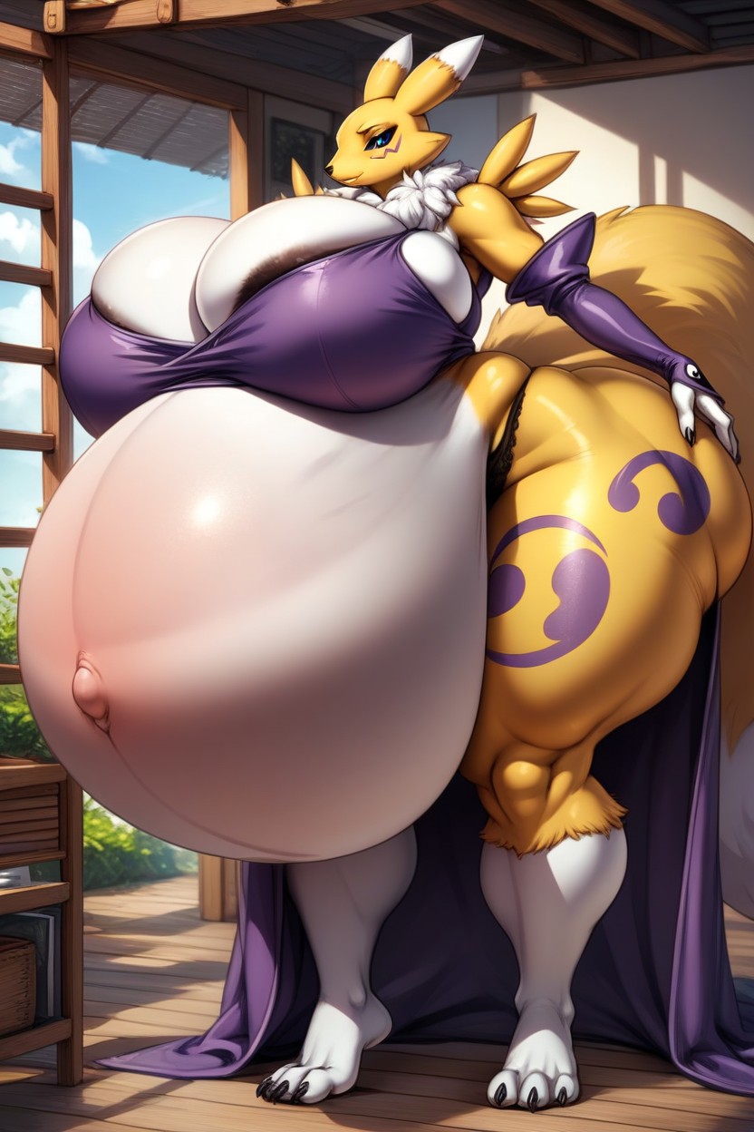 Tight Panties, Large Breasts, Large Breasts Furry AI Porn