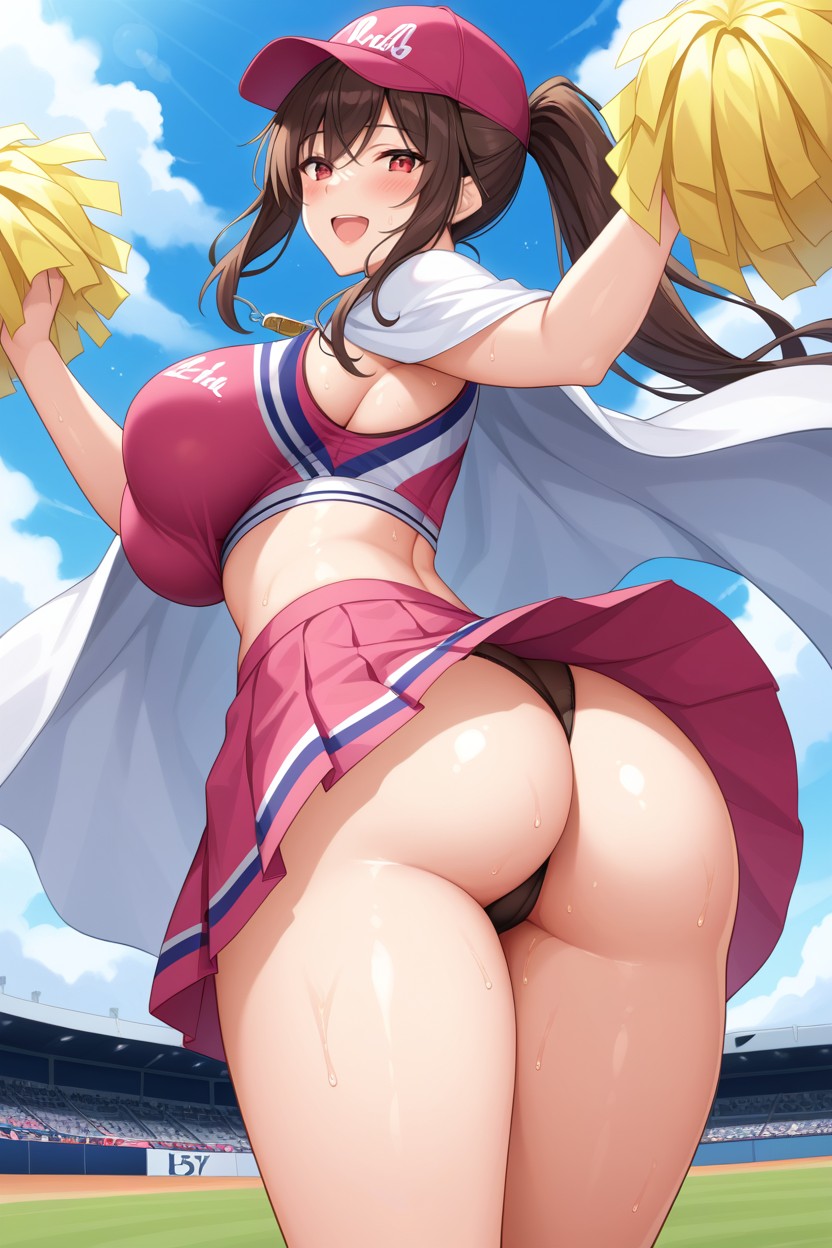 Oiled Skin, Cloak Billowing And Fluttering In The Wind, Both Hands Grasp A Wide And Cloak AI Porn