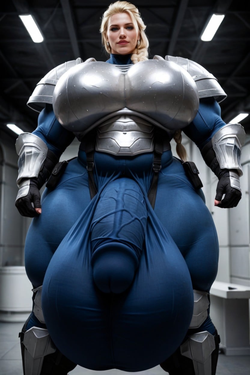 Gigantic Serratus Anterior, Large Breasts, Gigantic Scalene Porno IA