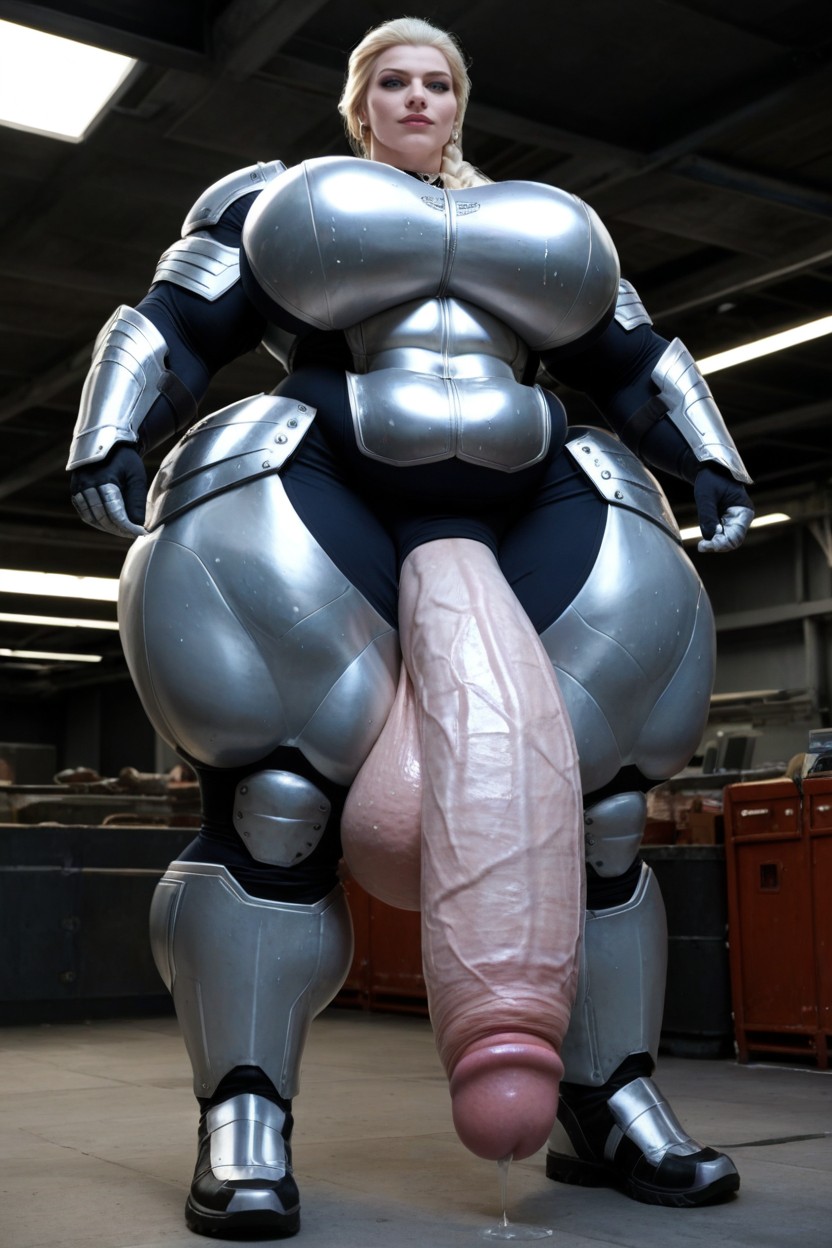 Max Extreme Hyper Massive Legs, Braided Hairstyle, Breast Armor KI Porno