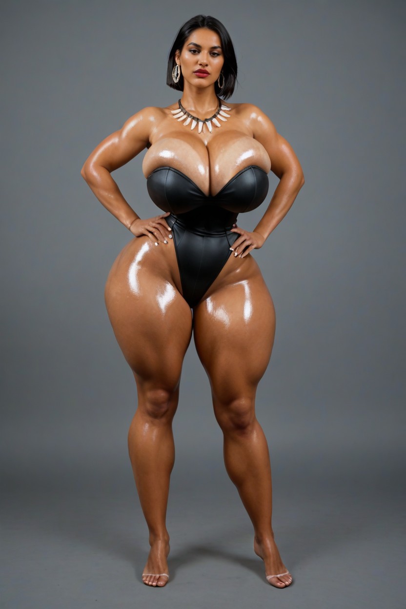 Bubble Butt, Thinwaist, Deep Cleavage AI Porn