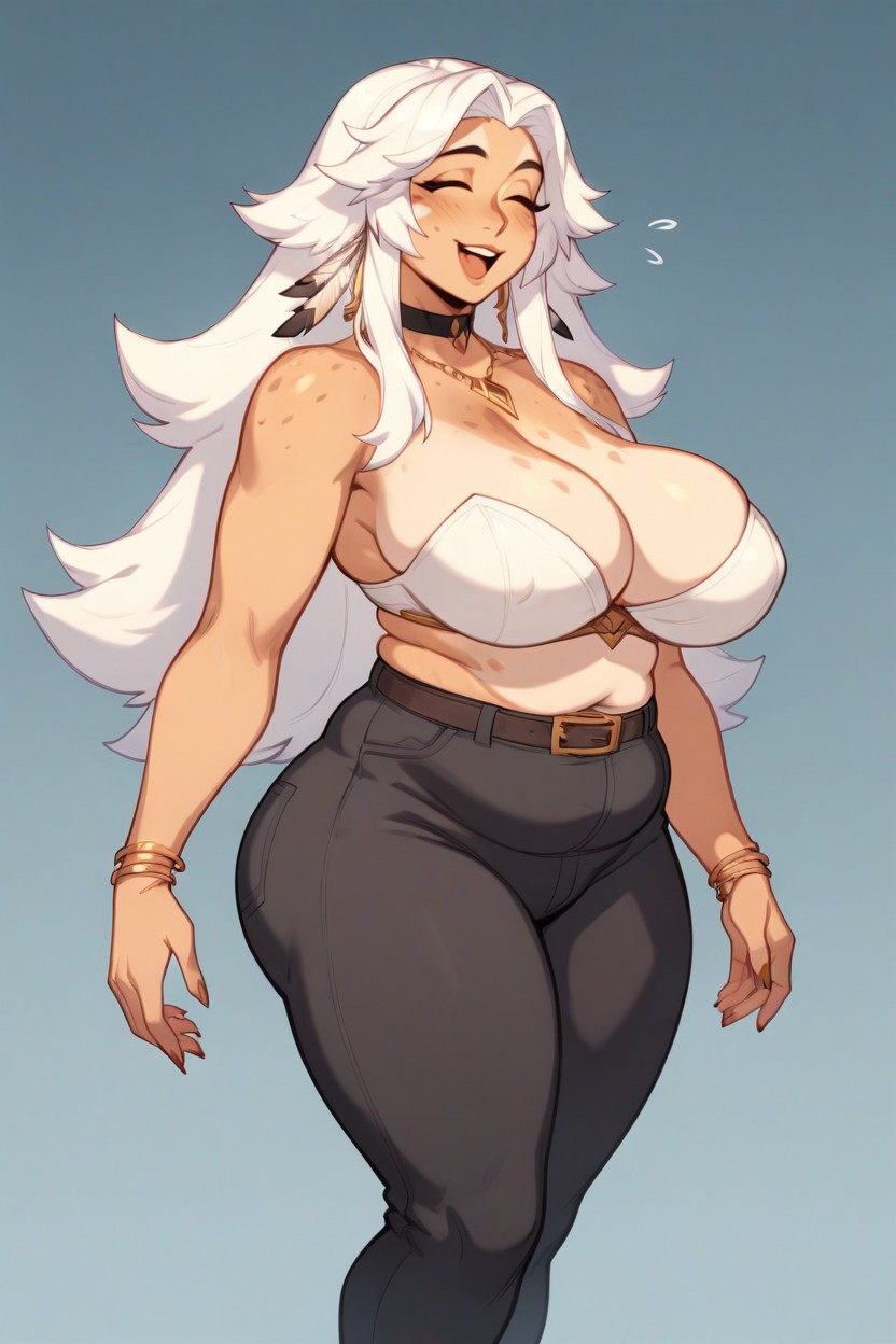 Full Breasts, Round, Bubbly AI Porn