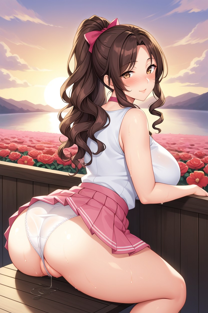 Anime Eyes, Mouth Detail, Pussy Juice Hentai AI Porn