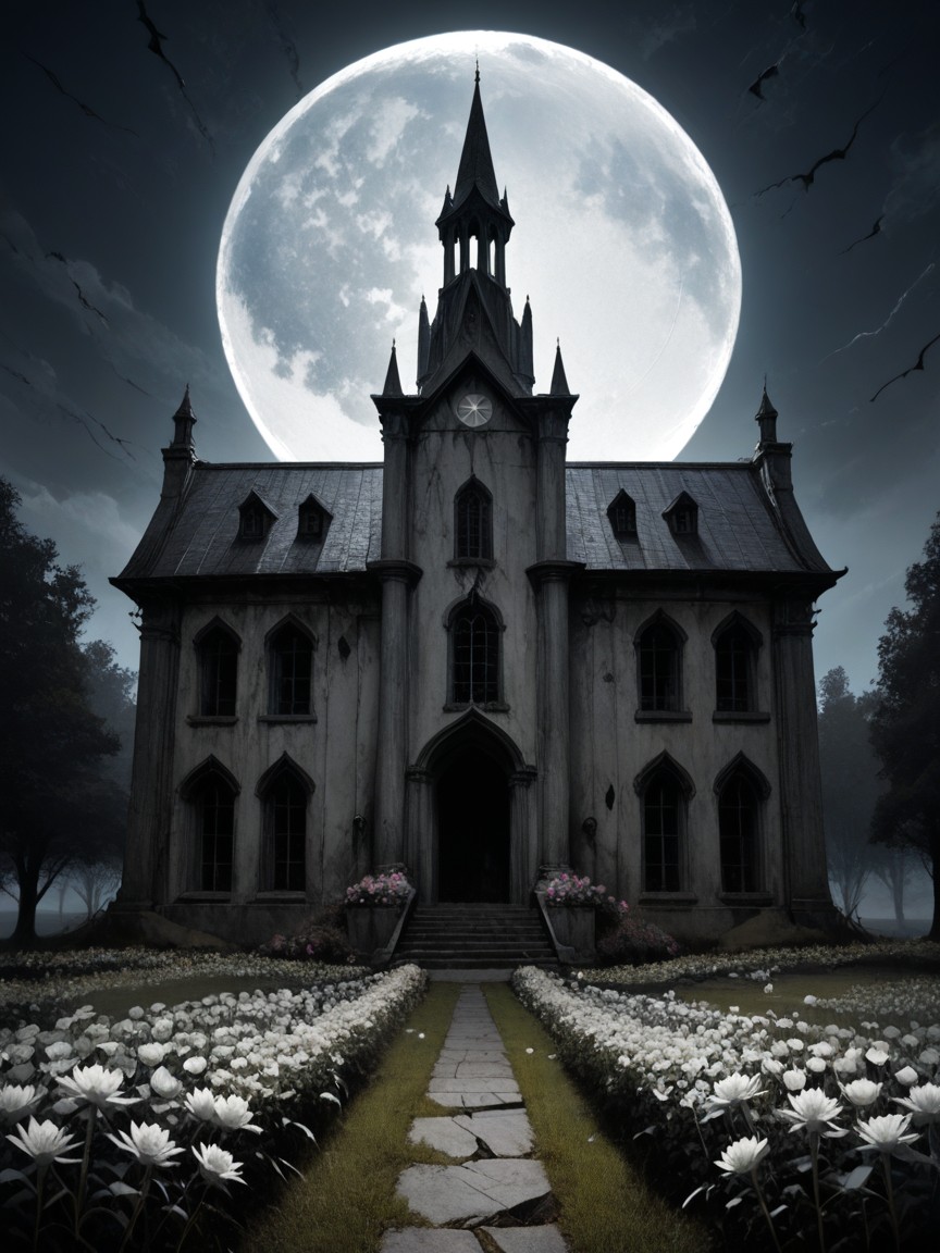 Hyper-detailed, And Unsettling, A Nightmare Meadow Beneath A Fractured Sky Hentai AI Porn