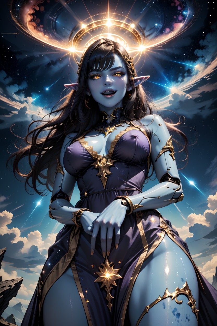 Nipples, Smug Expression, Wide Hips Hentai AI Porn