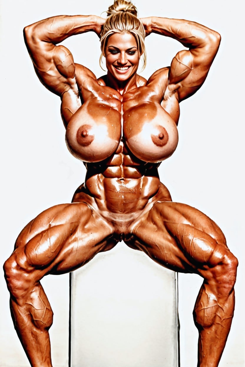 Muscular, 18+, Artificial Breasts AI Porn