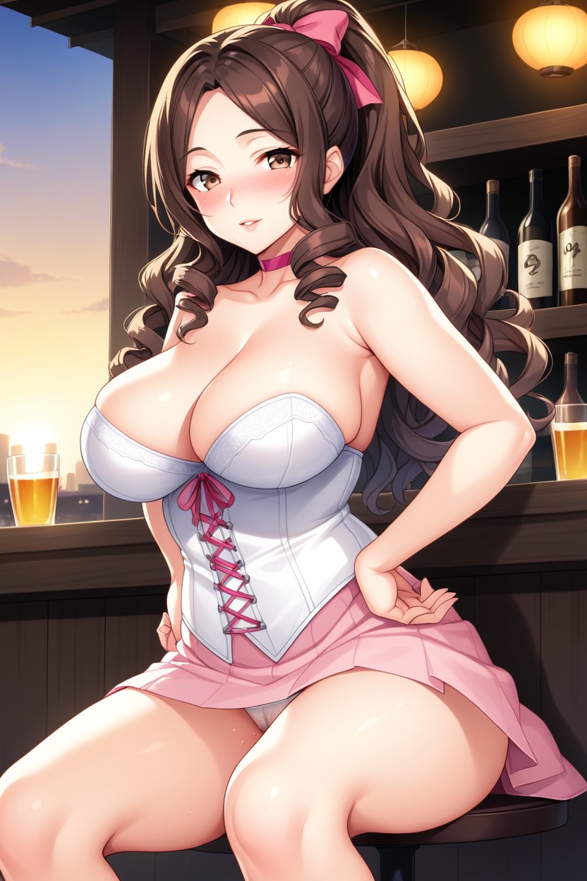 Anime Eyes, Dutch, Front View Hentai AI Porn