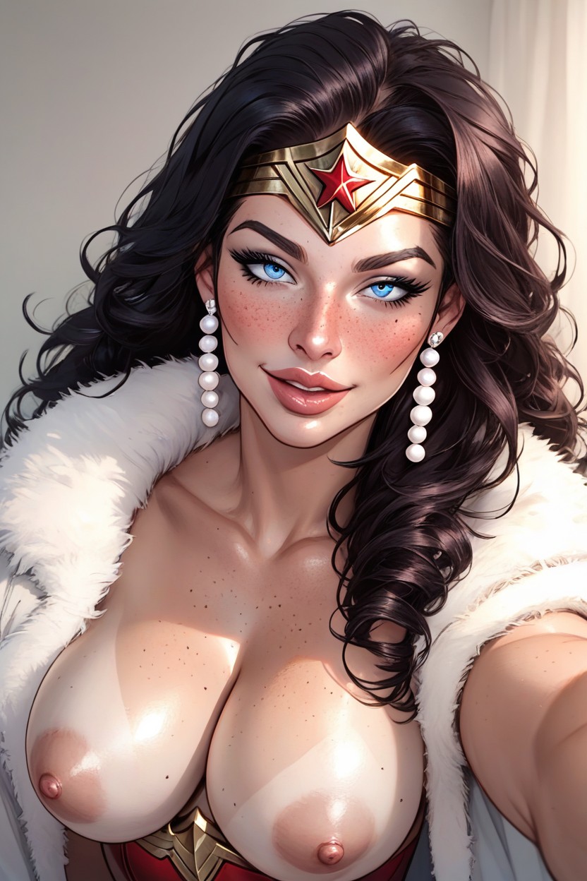 Moaning, Inviting With A Lascivious Look To Have Sex With Her, Looking At Viewer AI Porn