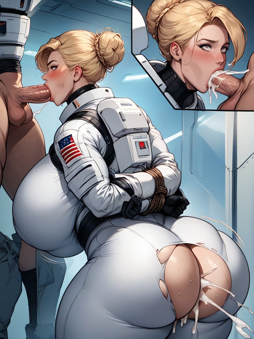 Estadounidense, Sudada, Hyper Ass Expansion Porno IA
