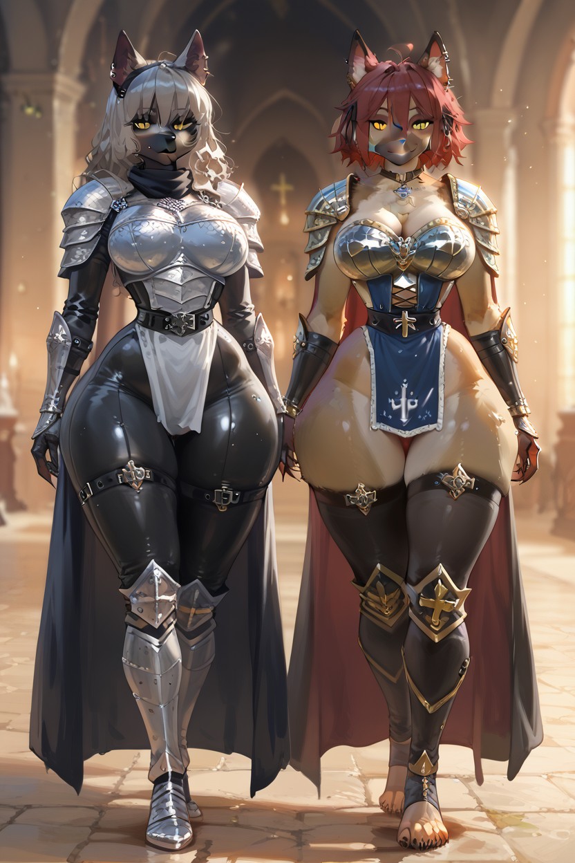 Detailed, German Shepherd, Piercings Furry AI Porn