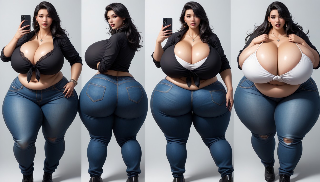 The Most Mega Ultra Hyper Enlarging Ultra Fat Boobs Expansion, Most Hyper Ultra Mega Busty Woman Ever To Be Seen, Selfie Porno BBW IA