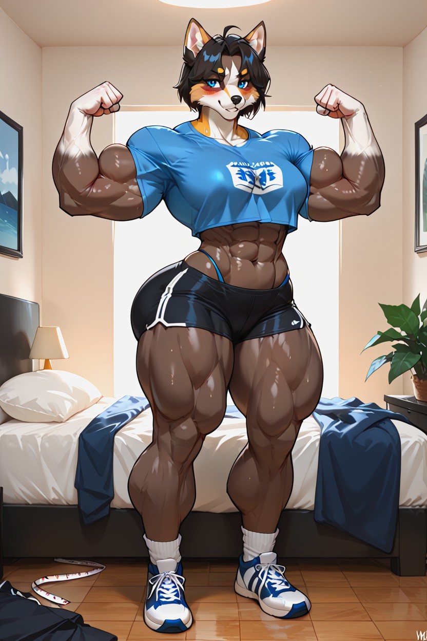 Measure Prostitution, Gigantic Arms, Hyper Muscle Growth AI獸人黃片