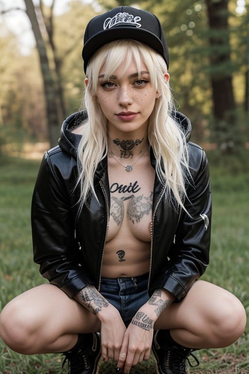 Myspace Emo, Breasts Exposed, Forest AI Porn