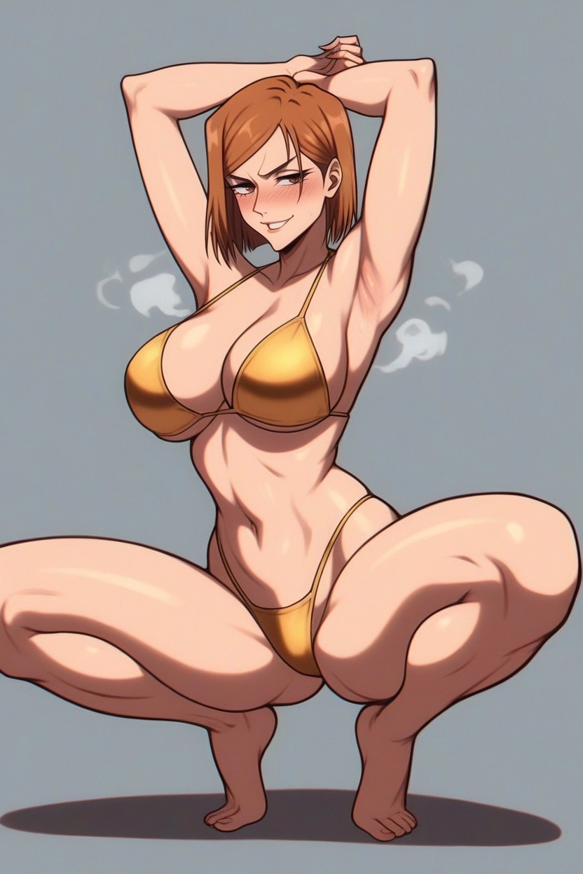 Large Breasts, Bikini, Wearing Only Bikini Hentai AI Porn