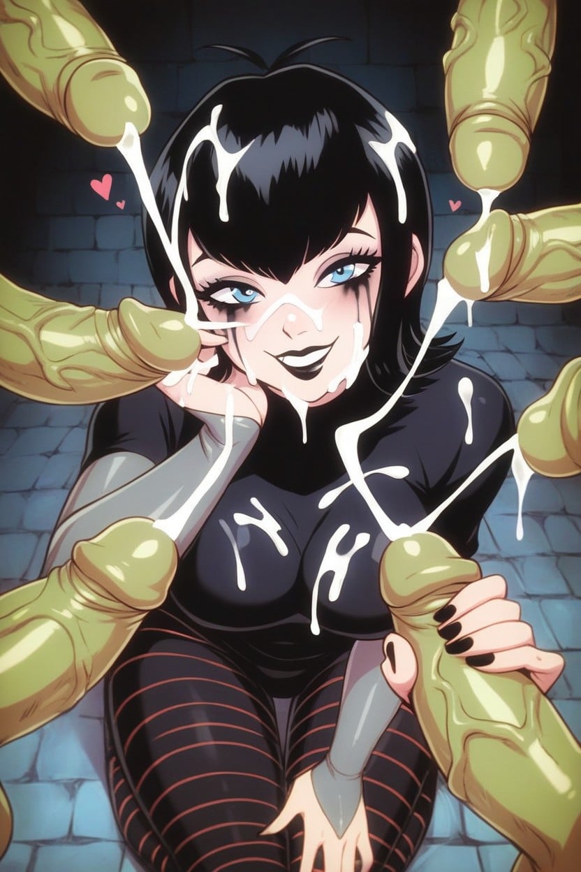 Front View, Kneeling, Medium Breasts Hentai AI Porn