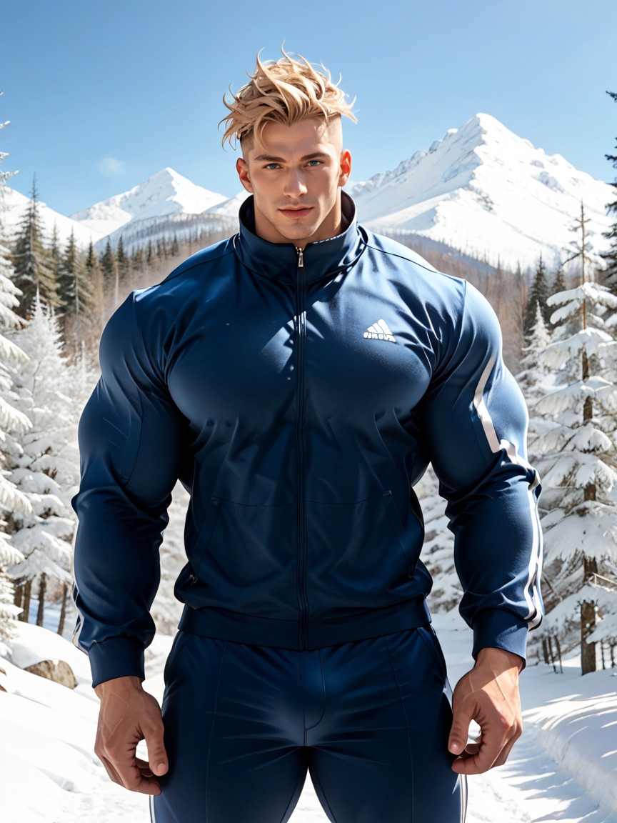 Hyper Muscle, Bulge, Muscular AI Gay Porn