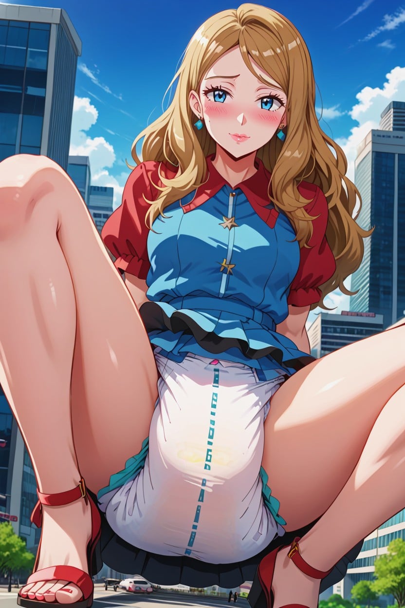 Sagging Adultdiaper, Giantess, Delgada Porno IA
